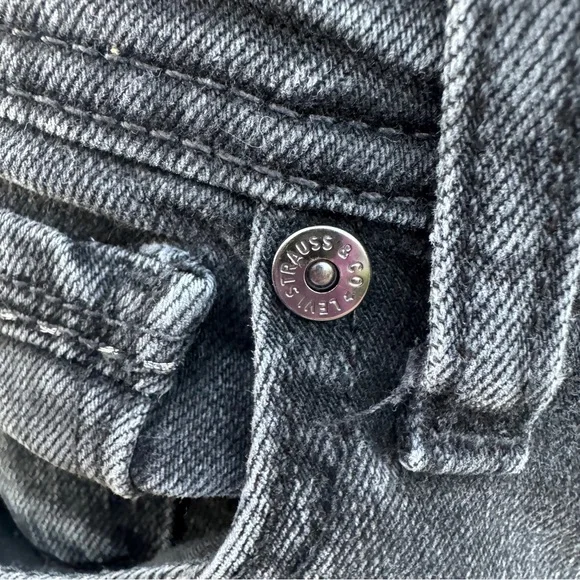 💖 Vintage Y2K Black Levi’s 505 Straight Leg Jeans - Picture 5 of 17